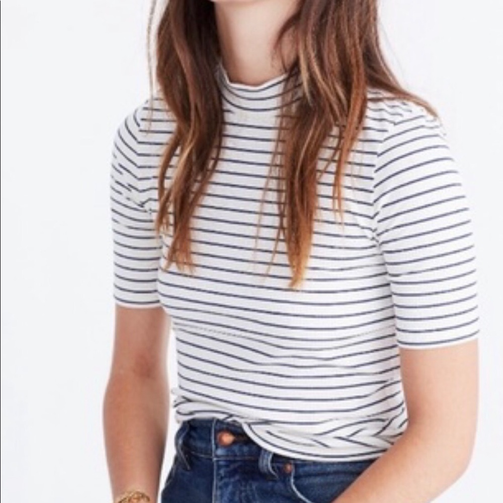 Madewel short sleeve turtleneck